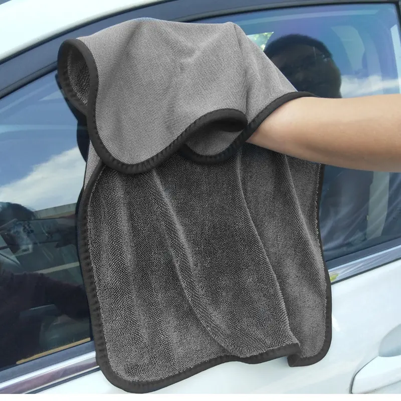 3/5pcs Car Wash Towel Microfiber Double-sided Absorbent Car Wash Cleaning Drying Cloth Detailing Washing Accessories