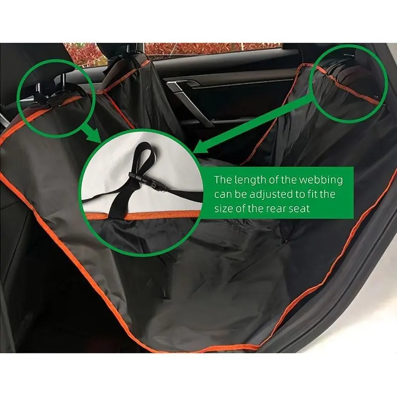 for Dog Car Seat Cover Durable Waterproof Scratchproof Pet Hammock Cushion Protector for Cars Trucks SUVs