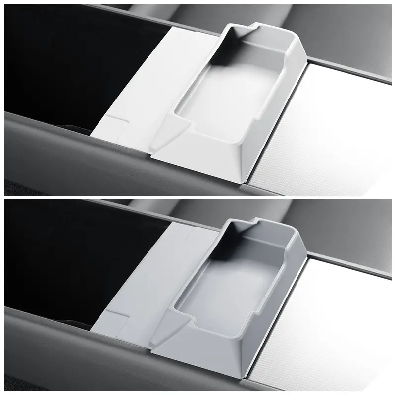 1pcs for Tesla Model Y Launch 2025+ Juniper Car Glasses Tray Center Console Armrest Storage Box Organizer Accessories