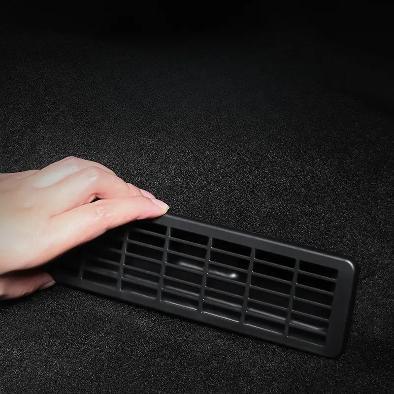 2pcs For Tesla Model Y Juniper 2025 Car Air Outlet Cover Under Seat Vent Protection Cover Anti clogging grille protector