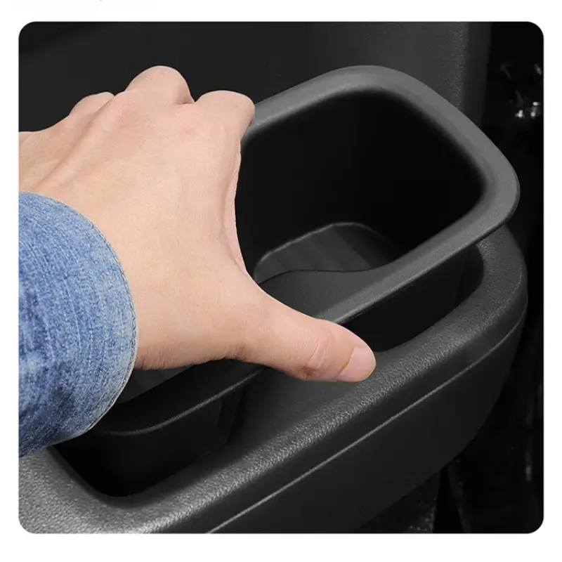 2pcs for Hyundai Santa Fe 6/7 Seats 2024 2025 3rd Row Cup Holder Insert Cup Holder Shock-Absorbing Storage Tray TPE Tidying