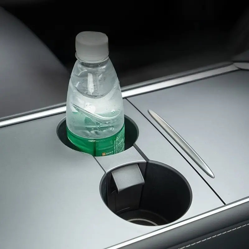 For Tesla Model Y 2021-2024/Model 3 Central Control Cup Holder Original Car Color Interior Accessories