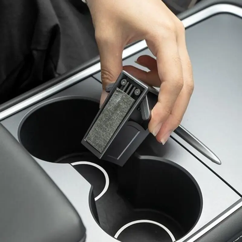 For Tesla Model Y 2021-2024/Model 3 Central Control Cup Holder Original Car Color Interior Accessories