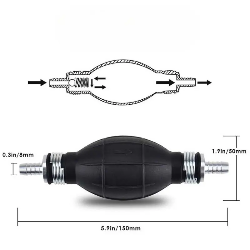 1set Handy Manual Gas Oil Pump Car Fuel Pump Hand Straw Pump Durable for Liquid Tuning Fuel Diesel Pump