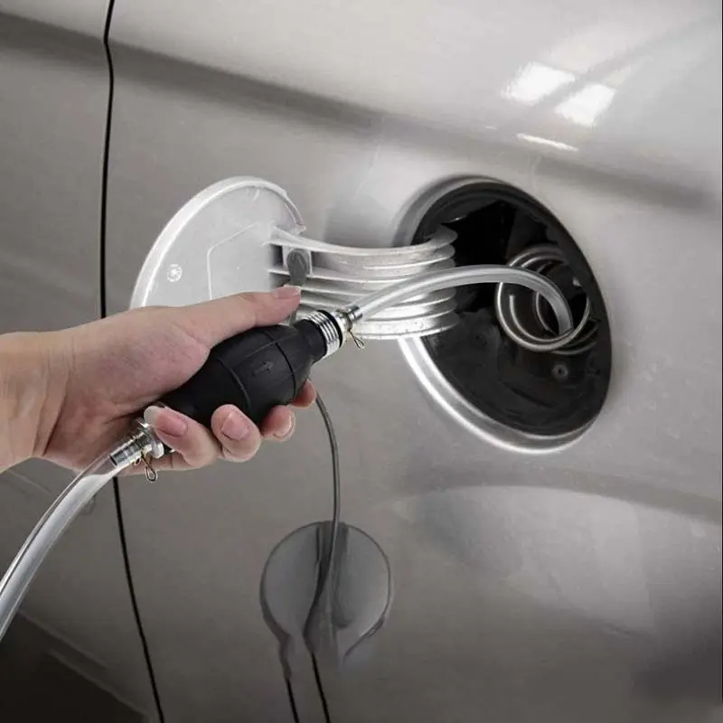 1set Handy Manual Gas Oil Pump Car Fuel Pump Hand Straw Pump Durable for Liquid Tuning Fuel Diesel Pump