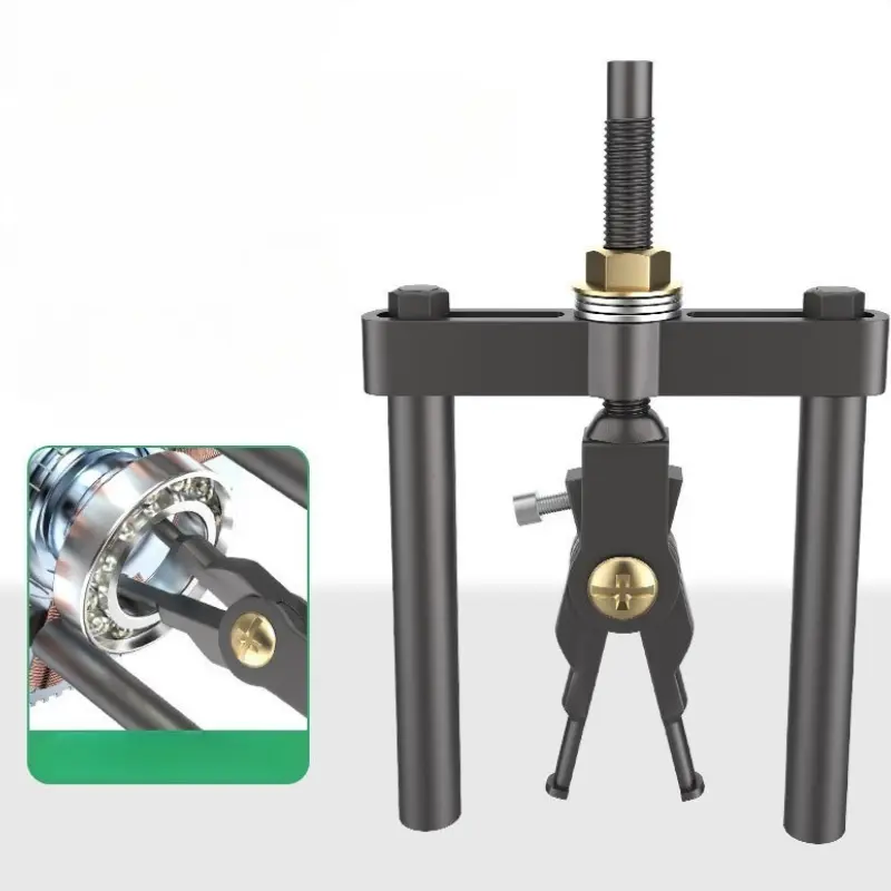 2-Jaw Car Inner Bearing Puller Tool High-hardness Carbon steel Gear Puller for Automobiles Diagnostic Tools Kit