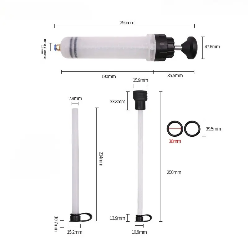 OilFluid Extractor Filling Oil Change Syringe Bottle Transfer Automotive Fuel Extraction Pump Hand Tool Oil Extractor Pump