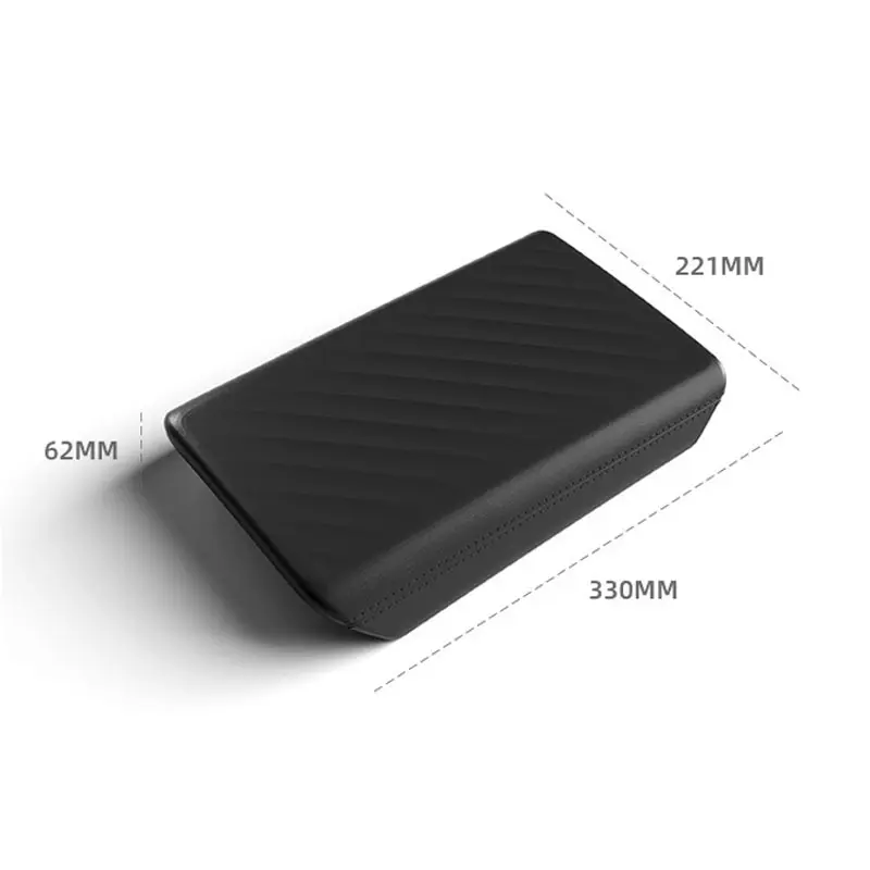 Central Armrest Cover for Tesla Model Y Juniper Launch 2025 Model 3 Highland 2024 Soft Case Center Console Lid Accessories
