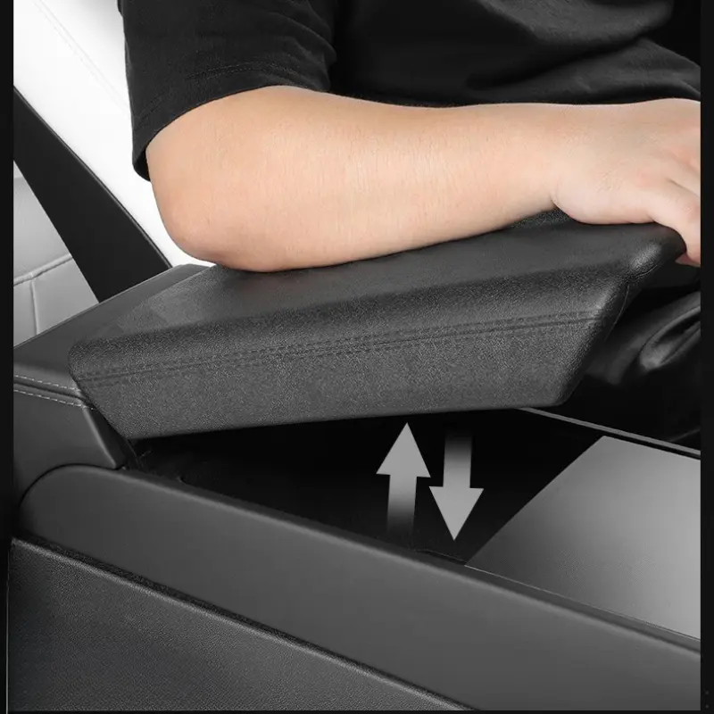 Central Armrest Cover for Tesla Model Y Juniper Launch 2025 Model 3 Highland 2024 Soft Case Center Console Lid Accessories