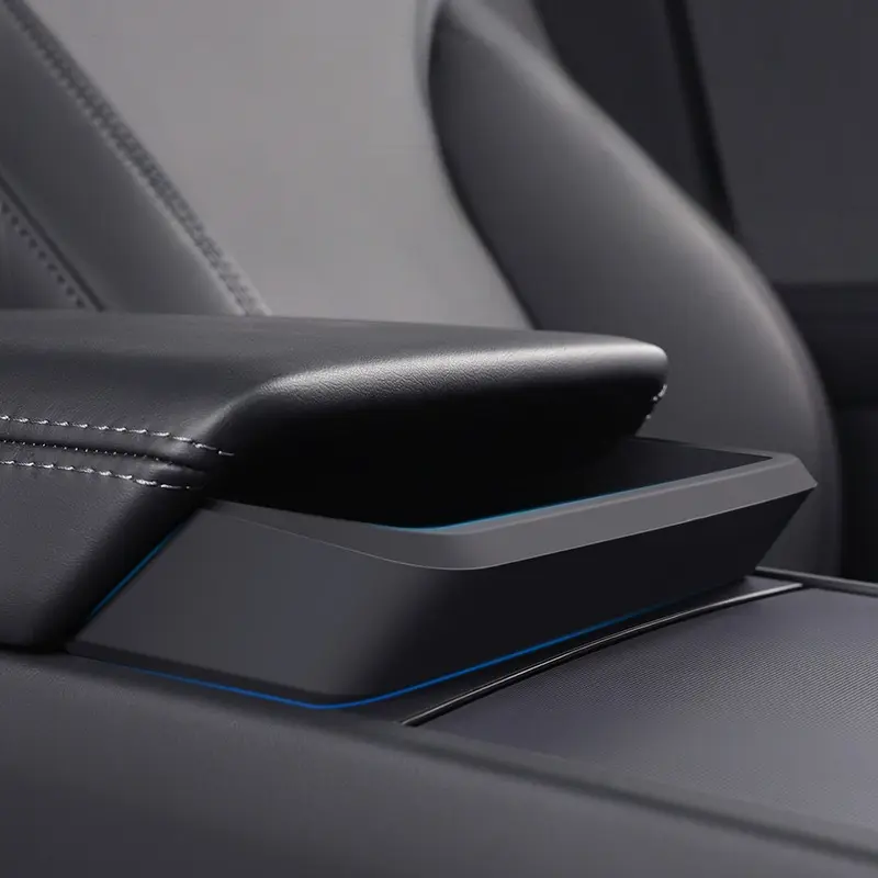 For Tesla Model Y Juniper Center Console Armrest Storage Box Model 3 Highland Eyeglasses Holder Armrest Tray Silicone Accessory