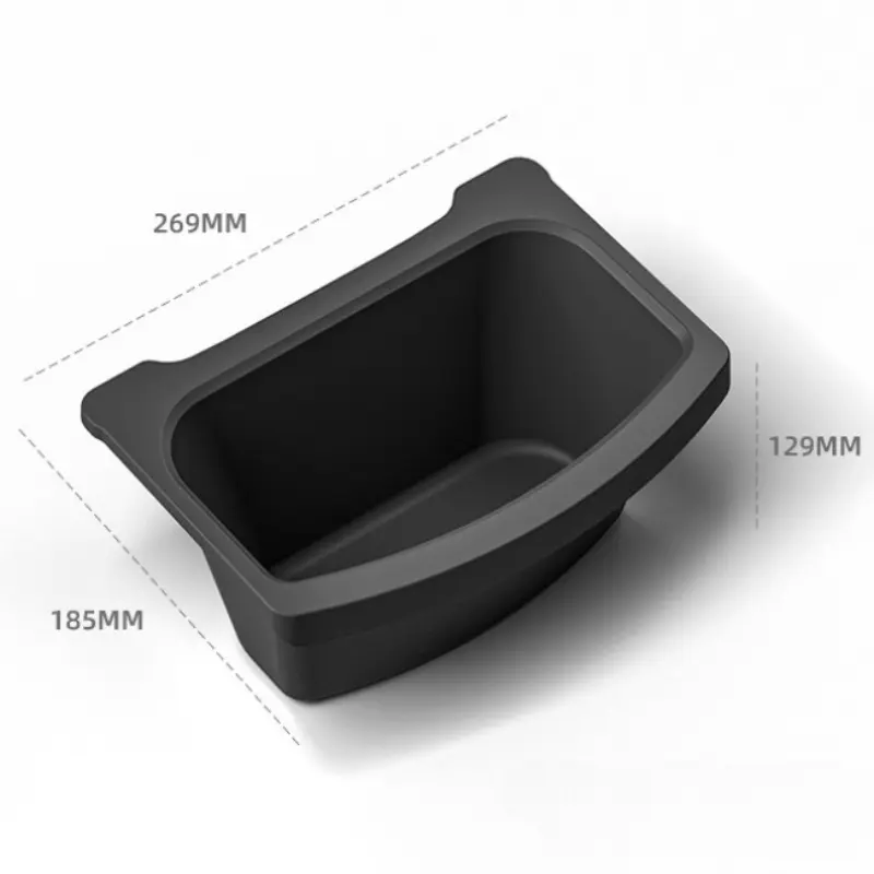 for Tesla Model Y Launch 2025 Juniper Car Armrest Rear Storage Box Tray Accessories Tidying Black