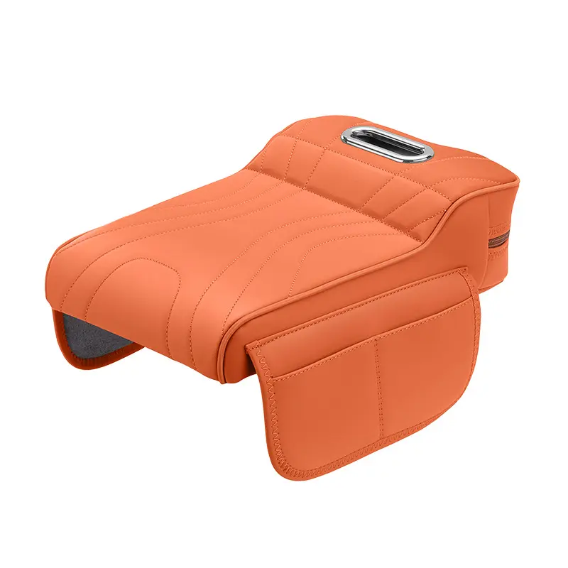 1pcs For Haval H9 2rd 2024 2025 Car Armrest Box Height Increase Pad Car Armrest Box Storage Bag Car Leather Protective Cover