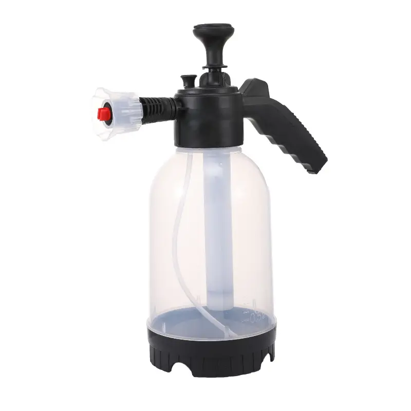2L Foam Sprayer Car Wash Hand-held Foam Watering Can Air Pressure Sprayer Plastic Disinfection Water Bottle Car Cleaning Tools