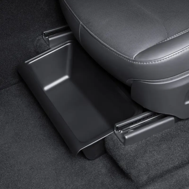 For Tesla New Model Y 2025 Launch Juniper Under Seat Storage Box Drawder With Lids Interior Accessories