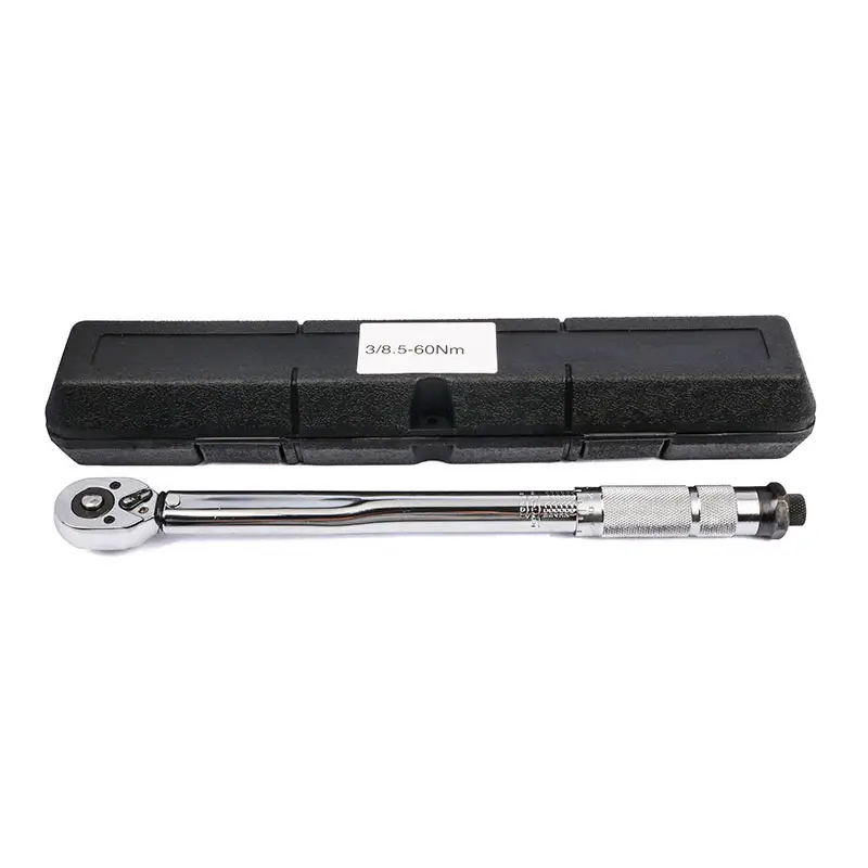 5-60N.m Torque Wrench 3/8 Inch Reversible Ratchet Key Square Drive Reversible Ratchet Spanner Precise Preset Car Repair Tool