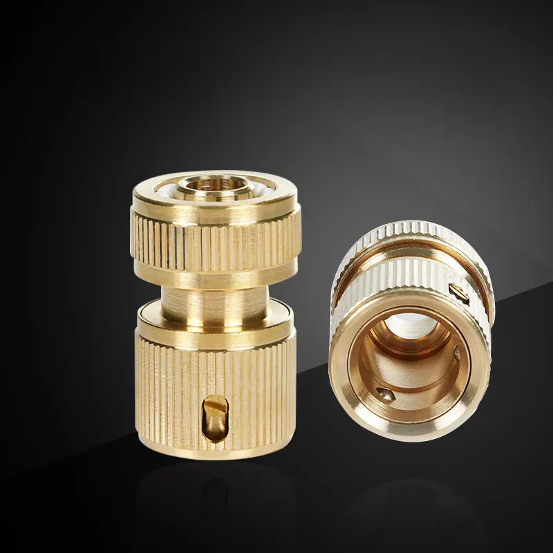 Brass High Pressure Sprinkler Adjustable Gardening Irrigation Spray Gun Quick Connector Water Gun Garden Tool Nozzle Car Wash