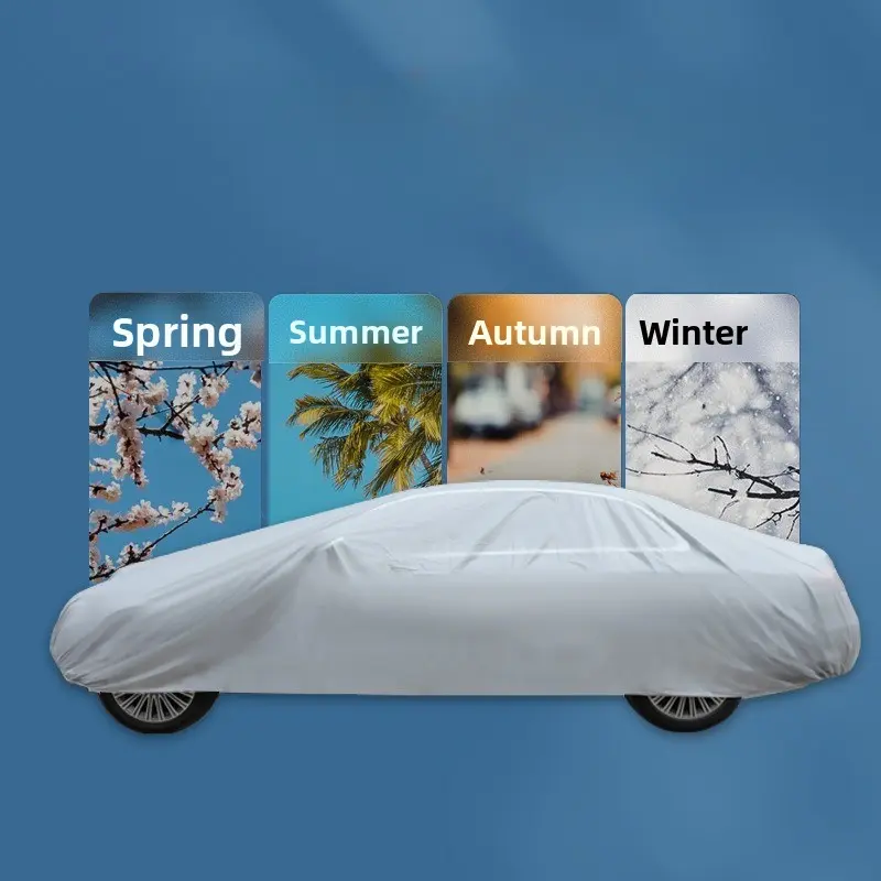 Universal Car Cover Waterproof Dustproof Outdoor Protection Full Rain Snow UV Protective Car Cover for Hatchback Sedan SUV