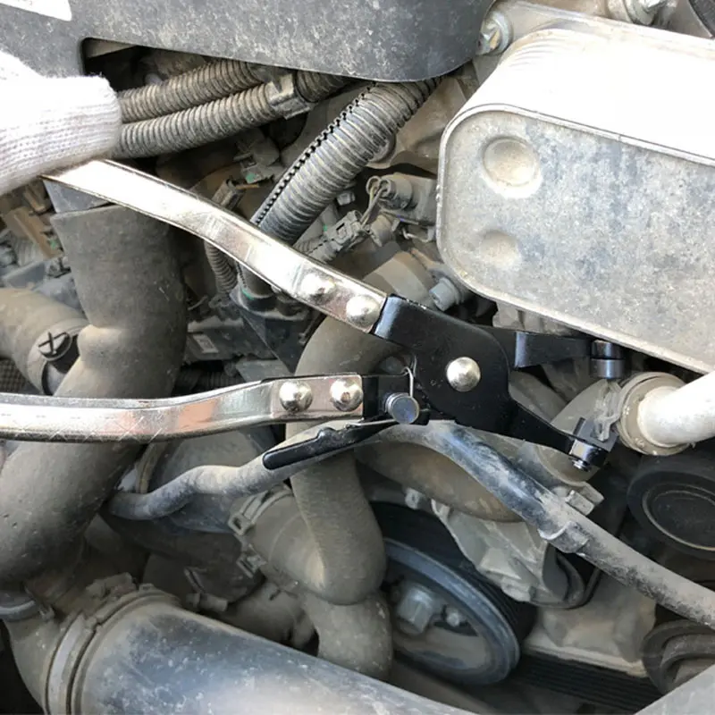 Car Water Pipe Hose Clip Pliers Clamp Swivel Drive Jaw Locking Tool Removal And Installation Of Ring-Type Flat-Band Hose Clamps