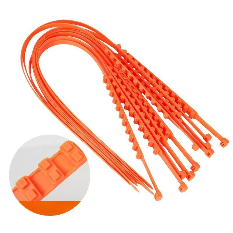 Car Tire Chains Winter Snow Anti-Skid Tyre Cable Ties  Anti Skid Chain Emergency AccessoriesAuto Outdoor Snow Tire Tyre