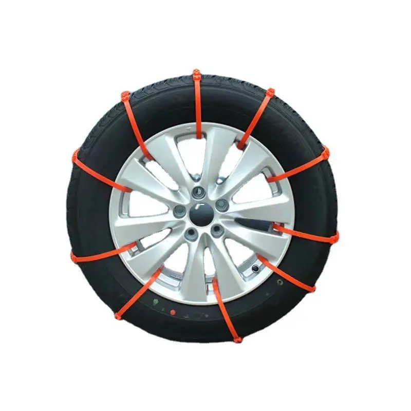 Car Tire Chains Winter Snow Anti-Skid Tyre Cable Ties  Anti Skid Chain Emergency AccessoriesAuto Outdoor Snow Tire Tyre