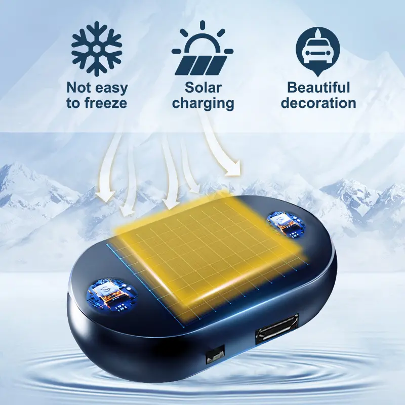 Solar/USB Antifreeze Snow Removal Instrument 5-12V Car Window Glass Anti-ice Snow Remover Active Electrons Winter Deicing Device