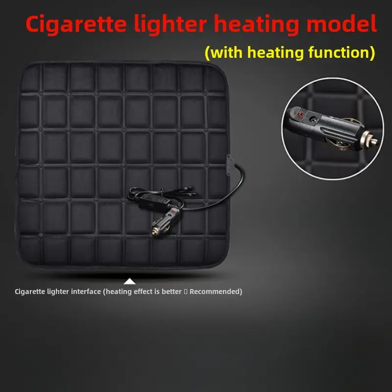 Car Seat Heated Cover 3 Gear Adjustable Temperature Electric Heating Pads Heated Car Seat Cushion Winter Seat Warmer
