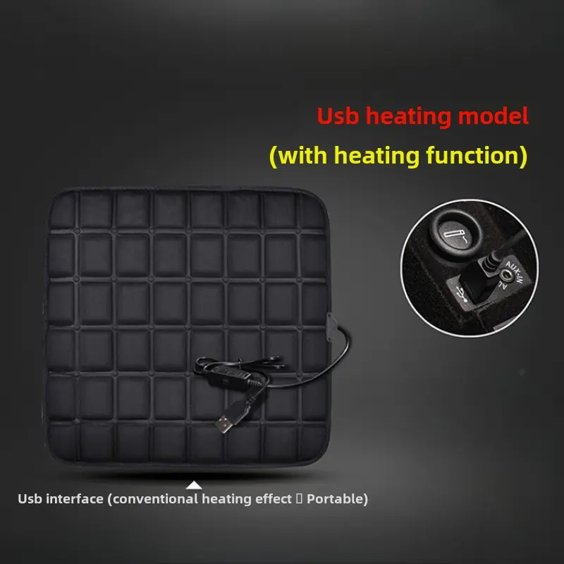Car Seat Heated Cover 3 Gear Adjustable Temperature Electric Heating Pads Heated Car Seat Cushion Winter Seat Warmer