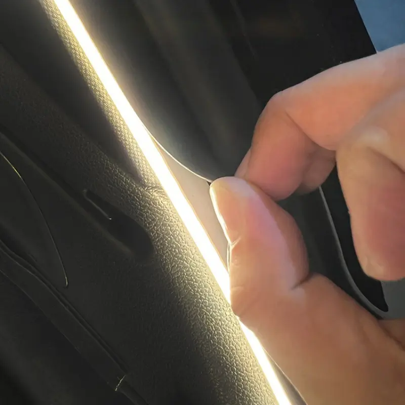 Car high brightness trunk lighting ambient light interior decoration LED wiring free automatic sensing tailgate light strip