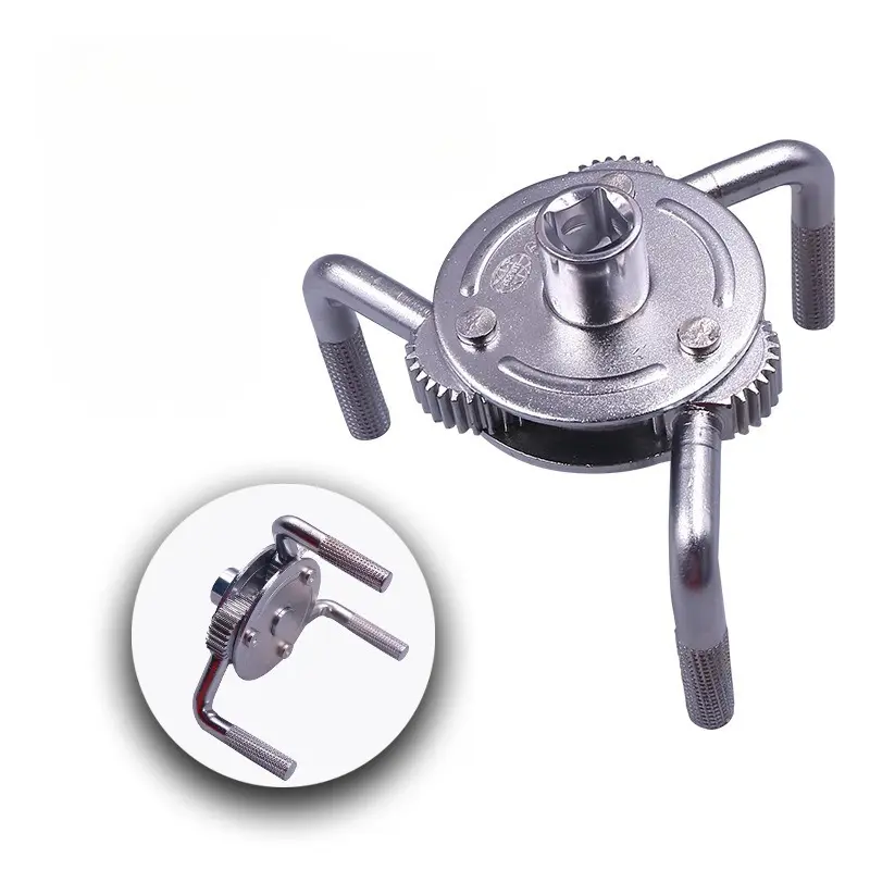 Three claw machine filter wrench, multifunctional adjustable universal filter element, automotive oil grid disassembly tool
