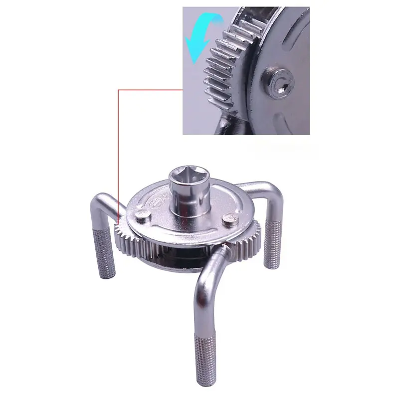 Three claw machine filter wrench, multifunctional adjustable universal filter element, automotive oil grid disassembly tool