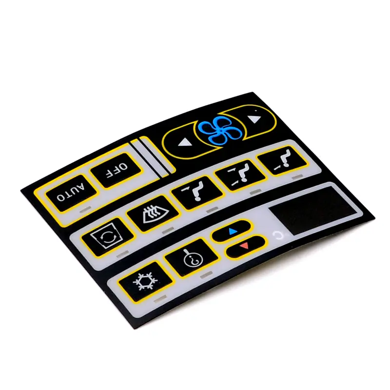 Excavator A/C Controller Air Conditioner Control Panel Switch Sticker For Volvo 210/240/290/360/460B EC140 EC210 EC290 14541344