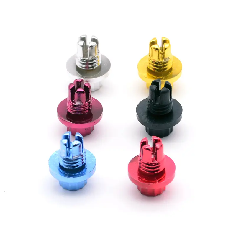 100PCS/Set Spike Car Wheel Rivets For Wheel Rims Cap Lip Screw Bolt Tires Studs Car Styling Plastic Auto Modification Decoration