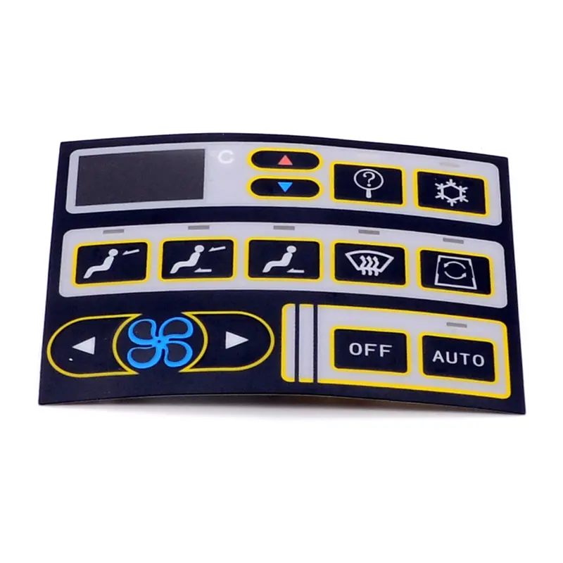 Excavator A/C Controller Air Conditioner Control Panel Switch Sticker For Volvo 210/240/290/360/460B EC140 EC210 EC290 14541344