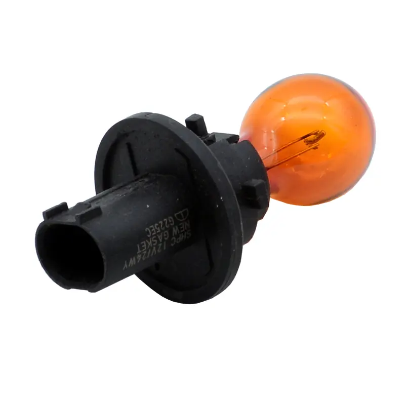 1PCS Car Bulb Turn Signal Light 12272NA PH24WY 12V 24W PU20d-6 Amber Color