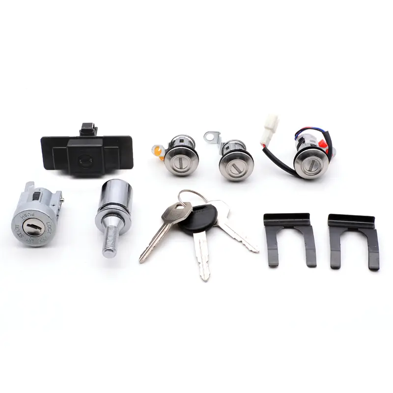 1 Set Car Ignition Glove Box Spare Tire Door Lock Cylinder Key For Mitsubishi Shogun Pajero Montero MK2 2nd V32 4G54 MR259111