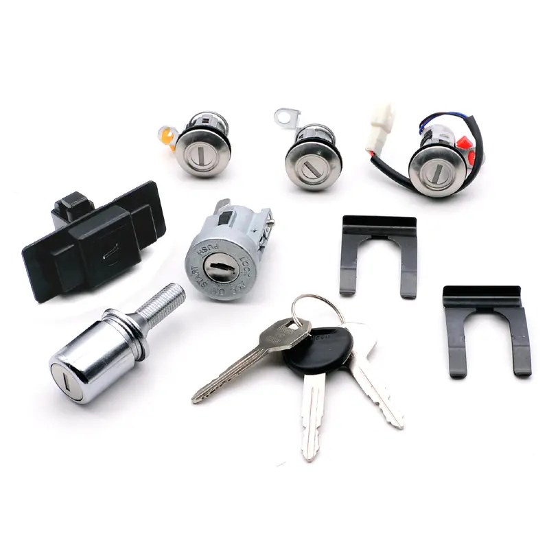 1 Set Car Ignition Glove Box Spare Tire Door Lock Cylinder Key For Mitsubishi Shogun Pajero Montero MK2 2nd V32 4G54 MR259111