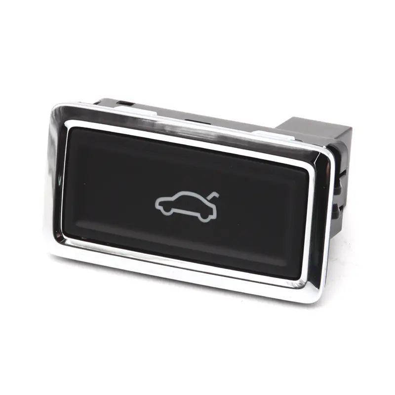 Car Electric Trunk Lid Lock Switch Push Button For Audi A4 B8 A6 C7 A8 Q7 VW Passat Skoda Octavia Superb Black Chrome