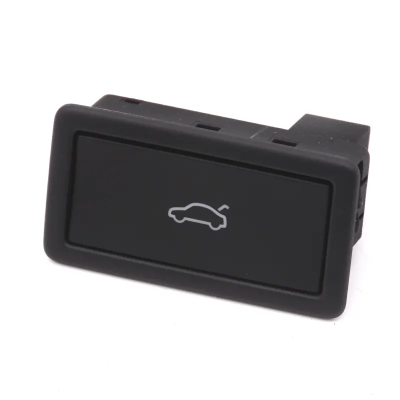 Car Electric Trunk Lid Lock Switch Push Button For Audi A4 B8 A6 C7 A8 Q7 VW Passat Skoda Octavia Superb Black Chrome