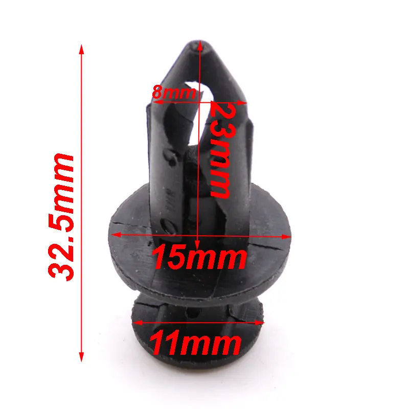 50PCS Fender Rivet Retainer Fastener Mud Flaps Bumper Push Pin Clips 8mm 5/16" ATV UTV Fit For Can Am Replacement 293150089