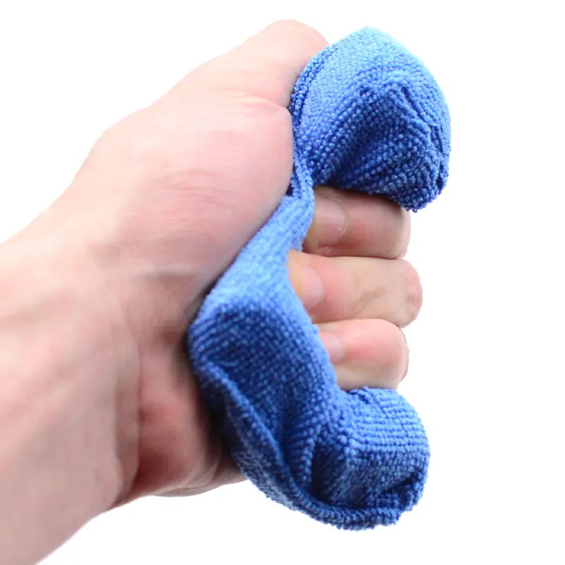 10PCS Car Paint Care Premium Grade Microfiber Applicators Sponges Cloths Microfibre Wax Polishing Car Detailing Wash Blue