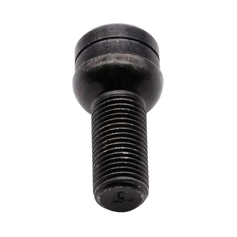 Car Steel Wheel Bolt & Lock Lug Nut Set With Key For AUDI VW Golf Jetta Bora Beetle Passat M14*1.5MM Black 1K0698137 10 Teeth