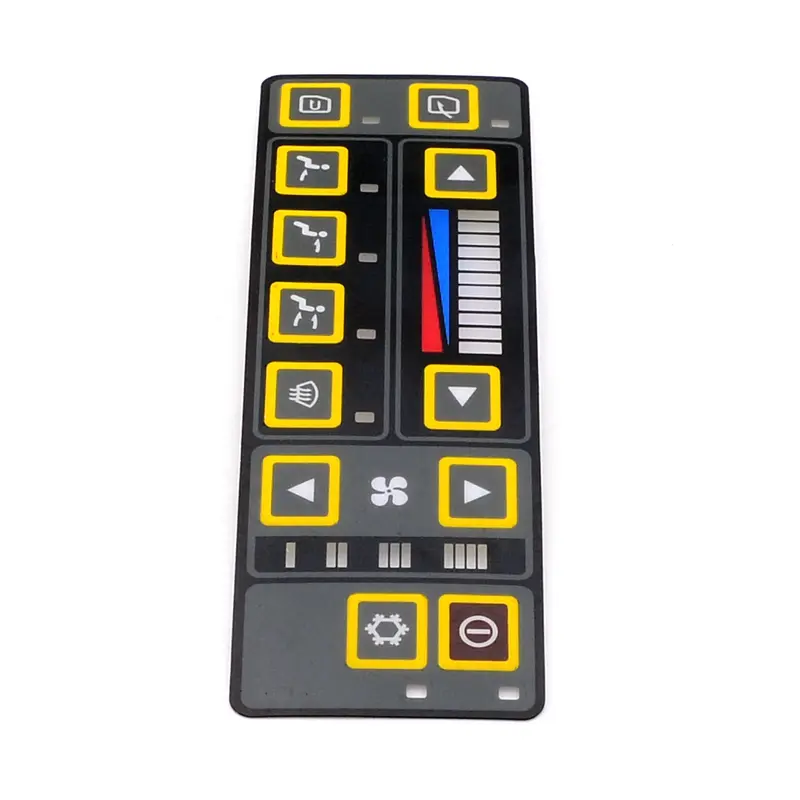 Excavator A/C Air Controller Control Panel Switch Sticker For Hyundai R110-7 R210-7 215-7 R250-7 R290-7 200-7 11N6-9003