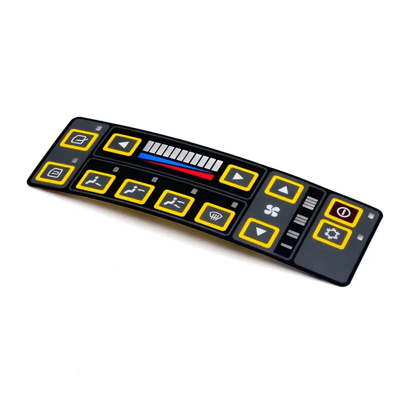 Excavator A/C Air Controller Control Panel Switch Sticker For Hyundai R110-7 R210-7 215-7 R250-7 R290-7 200-7 11N6-9003
