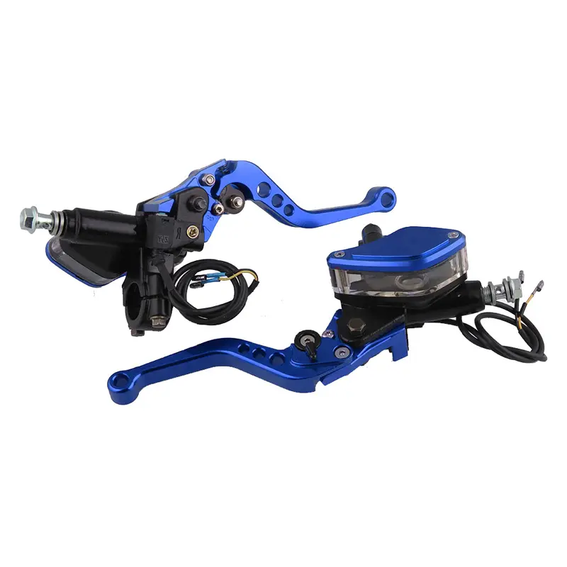 2PCS L+R Lever Adjustable Handle Hydraulic clutch Brake Pump Master Cylinder Motorcycle Racing For HONDA Yamaha Kawasaki Brake