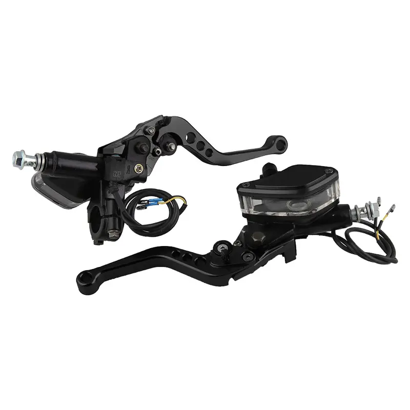 2PCS L+R Lever Adjustable Handle Hydraulic clutch Brake Pump Master Cylinder Motorcycle Racing For HONDA Yamaha Kawasaki Brake