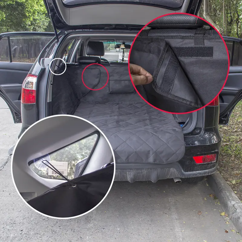 Car Trunk Pet Pad Mat Carrier Cargo Liner Cover Pad Blanket Mat Protector SUV Pet Barrier Pet Dog Mat Waterproof Oxford Cloth