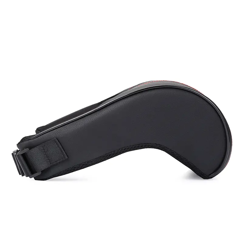 1PCS PU Leather Adjustable Car Neck Pillow Memory Foam Pillows Neck Rest Auto Seat Headrest Support Cushion Pad Black