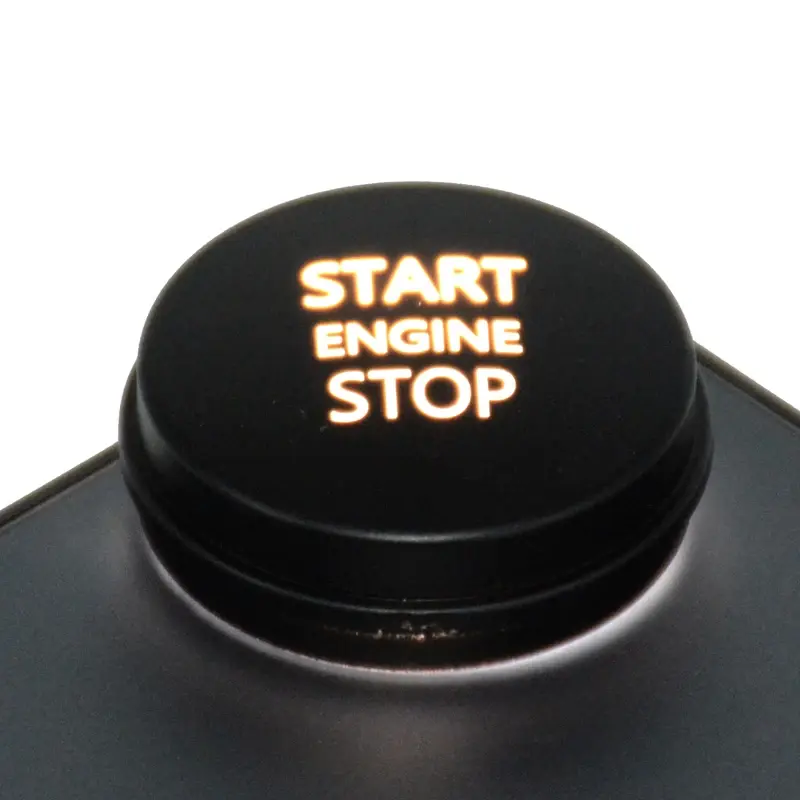 Car One Button Start Switch Cover For 5.0L Land Range Rover 2010-2012 Start Engine Stop Ignition System Controller Button Cover