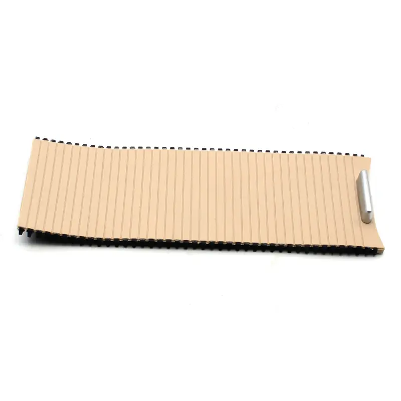 Beige Car Armrest Center Shutter Beverage Cup Holder Curtain Cover For Jetta 2006-2011 EOS MK5 Golf MK6 Scirocco 5KD 862 531