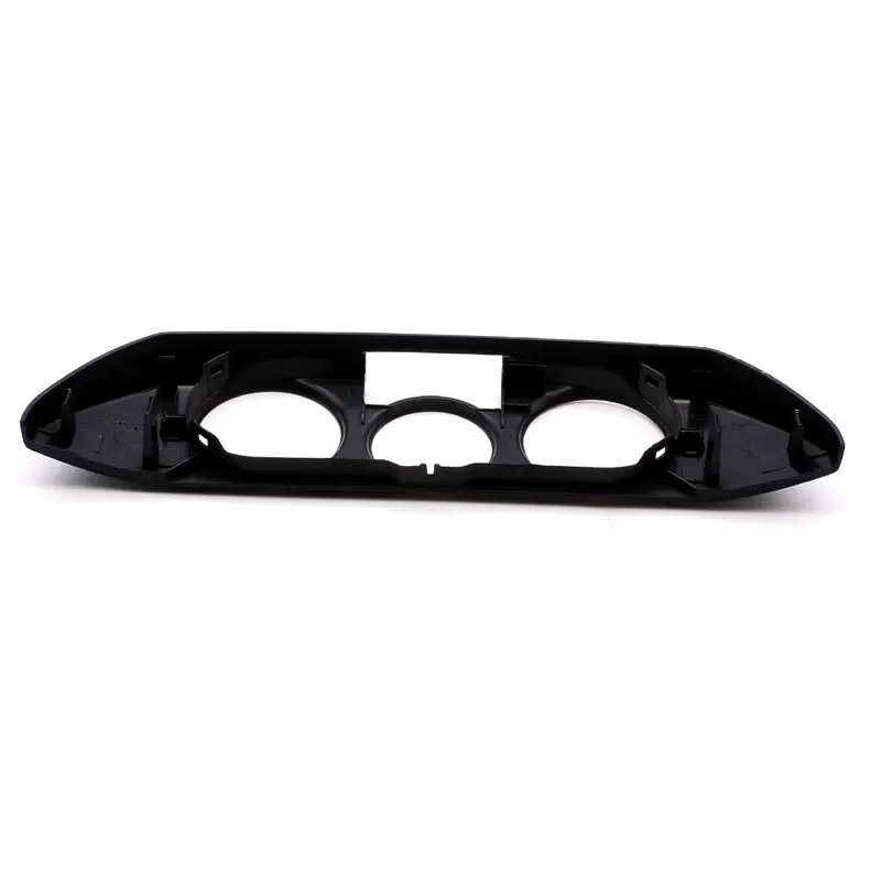 Car Front Dashboard A/C Heater Control Panel Trim Cover Cap For VW Polo 9N 2002 2004 2008 2010 6Q0820075C 1QA Black